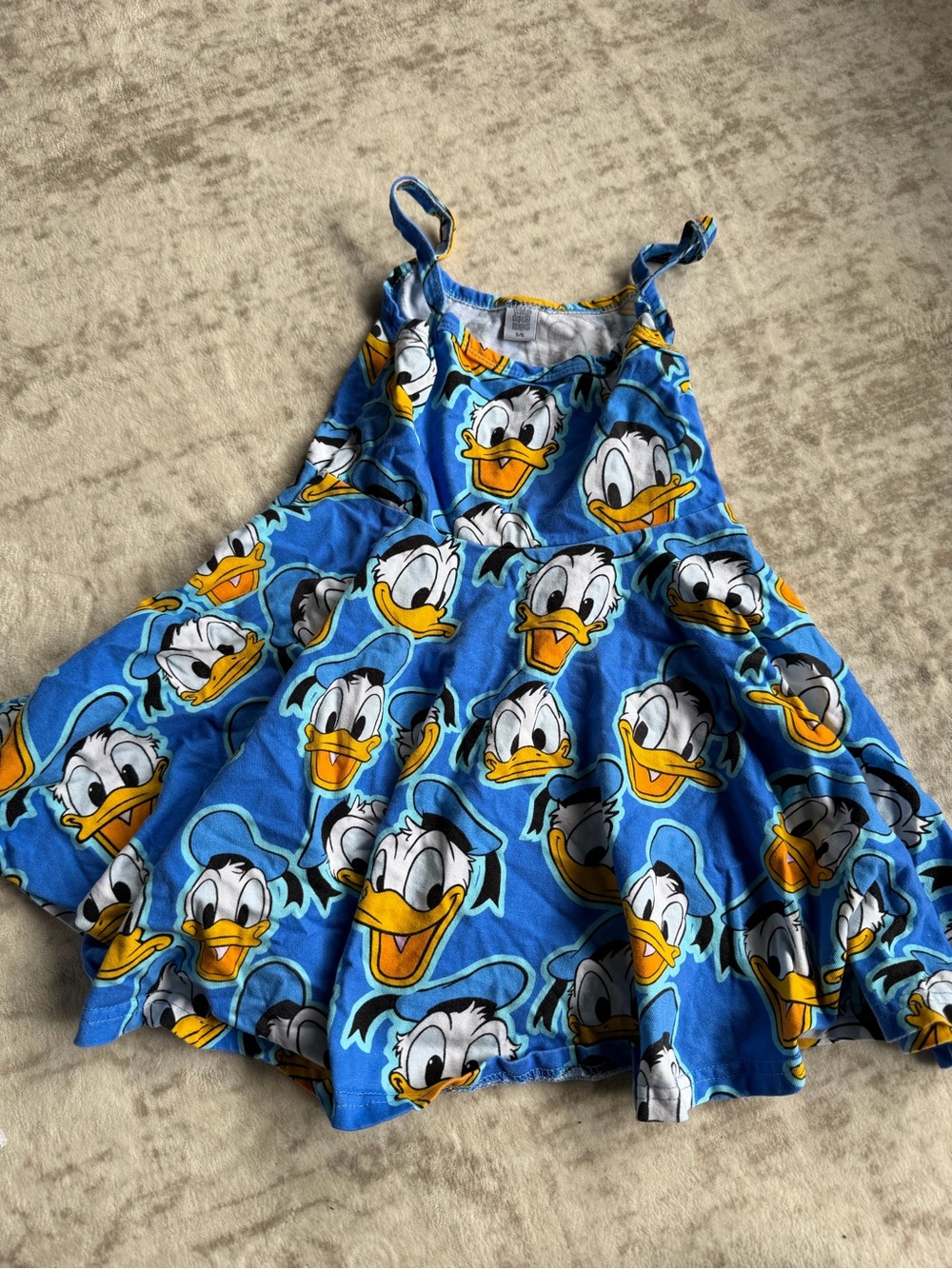 Disney Donald Duck Print Girls' Swing Dress